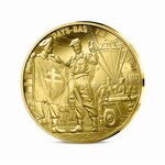 80 ans du V-E DAY - Monnaie de 50€ Or 1/4 Oz - Soldat Français