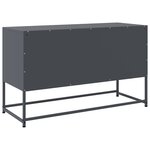 vidaXL Buffet vert olive 36x39x123 cm acier