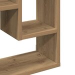 vidaXL Étagère murale Chêne artisanal 36 x 16 x 90 cm Bois d'ingénierie