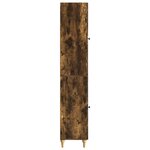 vidaXL Ensemble de Meubles 2 Pièces Chêne fumé Bois d'ingénierie