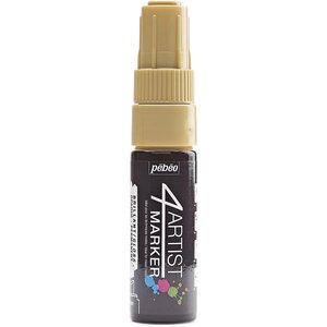 Marqueur peinture 4artist pointe biseau 8 mm or pébéo