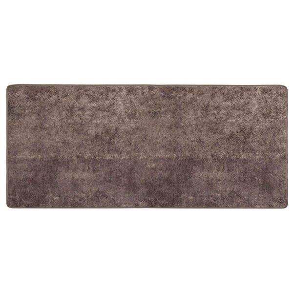 vidaXL Coureur de Tapis MARSA Gris 80 x 200 cm Polyester et PVC