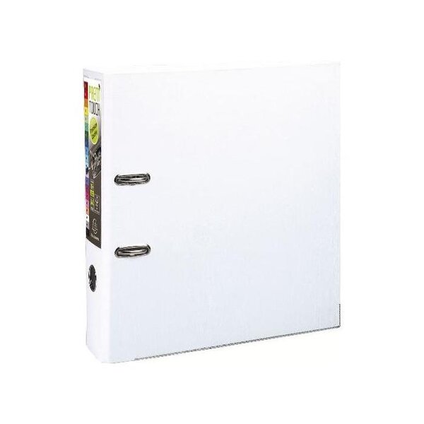 Classeur à levier Prem'Touch dos 80mm A4 blanc x 10 EXACOMPTA