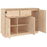vidaXL Buffet 110x34x75 cm bois massif de pin
