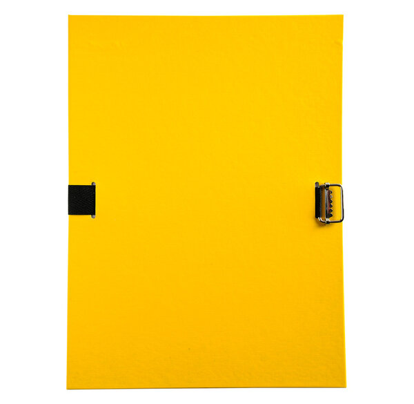 Chemise EXT. PLASTIQUE AVEC RABAT JAUNE EXACOMPTA