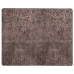 vidaXL Coureur de Tapis MARSA Gris 80 x 100 cm Polyester et PVC