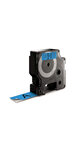 DYMO LabelManager cassette ruban D1 19mm x 7m Noir/Bleu (compatible avec les LabelManager et les LabelWriter Duo)