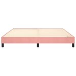 vidaXL Cadre de lit Rose 180x200 cm Velours