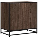 vidaXL Commode chêne marron 70x41x70 cm bois d'ingénierie