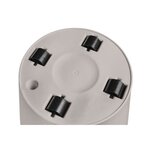 Loft Urban Pot de fleurs rond Roues 60 - Gris Ø 58 x 54 cm