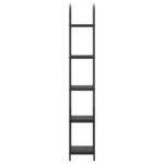 vidaXL Étagère Chêne noir 40 x 30 x 183 cm Bois d'ingénierie