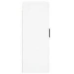 vidaXL Armoires murales 2 Pièces blanc bois d'ingénierie