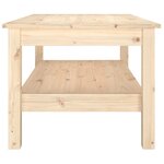 vidaXL Table basse 80x50x40 cm Bois massif de pin