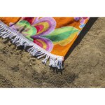 Happiness serviette de plage zabrina 100x180 cm orange