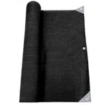 Brise vue renforcé 1x5 m pro noir hdpe 300gr