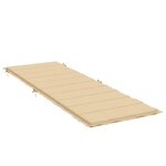 vidaXL Coussin de chaise longue beige mélangé 186x58x3 cm tissu