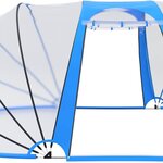 vidaXL Dôme de piscine ovale 530x410x210 cm