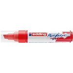 Marqueur acrylique large 5000 rouge trafic 5-10 mm x 5 EDDING