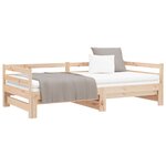 vidaXL Lit coulissant sans matelas 90x190 cm