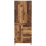 vidaXL Haut Armoire avec tiroir Bois Ancien 69 5 x 34 x 180 cm