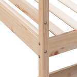 vidaXL Lit superposé sans matelas 100x200 cm bois massif de pin