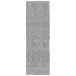 vidaXL Tapis shaggy PAMPLONA poils longs moderne gris 80x250 cm