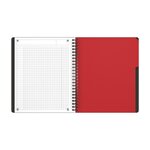 Cahier spirales oxford activebook a5+ 17 x 22 cm - perforé 4 trous- petits carreaux - 160 pages