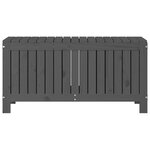 vidaXL Boîte de rangement de jardin Gris 108x42 5x54 cm Bois de pin