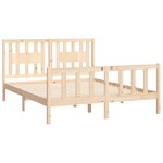 vidaXL Cadre de lit sans matelas bois massif de pin 160x200 cm