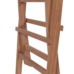 vidaXL Meuble à dîner de jardin 11 Pièces et chaises pliables Teck solide