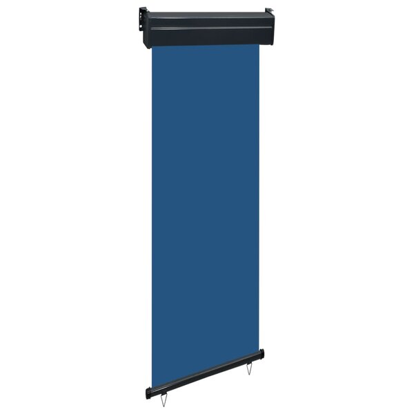 vidaXL Auvent latéral de balcon 65x250 cm Bleu