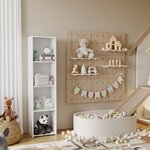 Bibliothèque Loni 160 x 40 cm - blanc  étagère ouverte