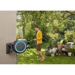 GARDENA Dévidoir automatique mural RollUp L 30 m liseret blanc