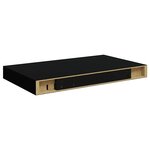 vidaXL Étagère murale flottante noir 40x23x3 8 cm MDF