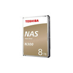 TOSHIBA - Disque dur Interne NAS - N300 - 8To - 7 200 tr/min - 3.5" (HDWN180EZSTA)