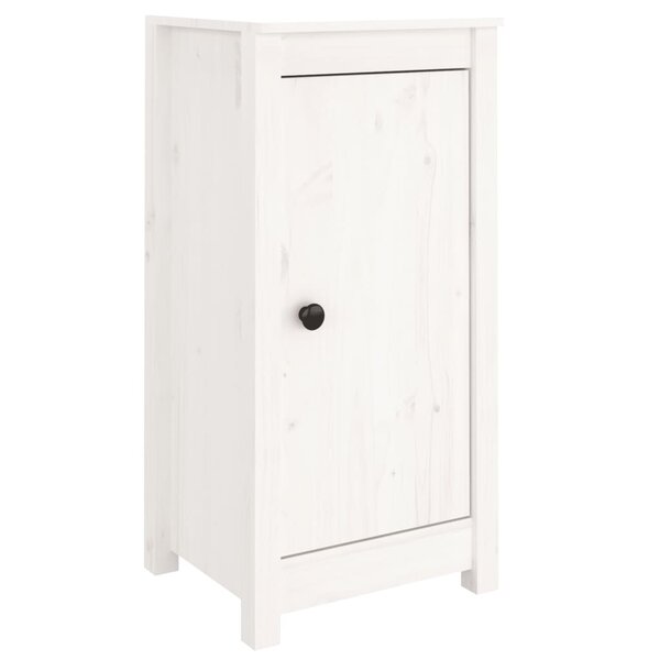 vidaXL Buffets 2 Pièces blanc 39x35x80 cm bois massif de pin