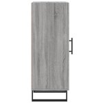 vidaXL Buffet Sonoma gris 34 5x34x90 cm Bois d'ingénierie