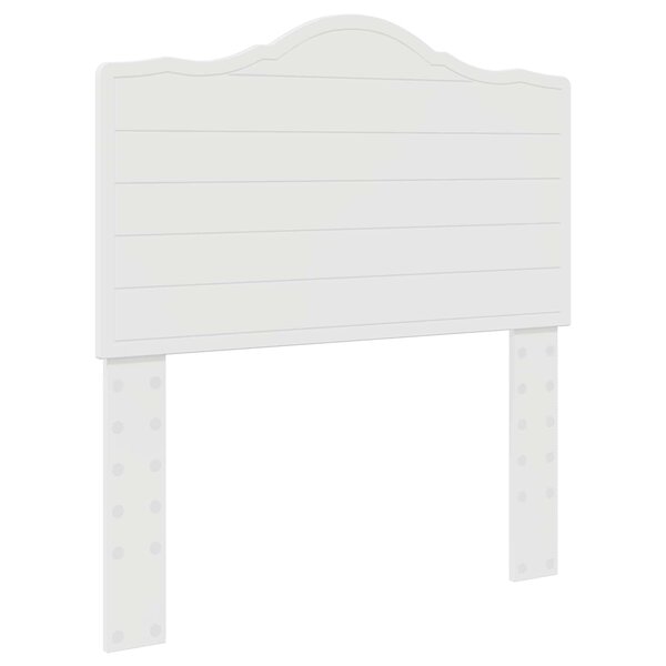 vidaXL Tête de lit Blanc Brillant 75 cm Bois d'ingénierie