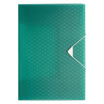 Chemises à élastiques 3 rabats plastique format a4 - esselte colour’breeze - assorties - lot de 20