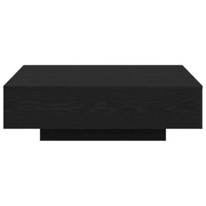 vidaXL Table basse Chêne noir 100 x 100 x 31 cm