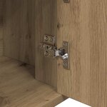 vidaXL Buffet chêne artisanal 80 x 30 x 60 cm Bois d'ingénierie