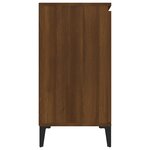 vidaXL Buffet Chêne marron 102x35x70 cm Bois d'ingénierie