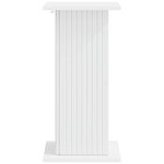 vidaXL Support de Plante 2 pc Blanc 30 5 x 30 x 60 5 cm