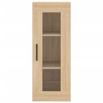 vidaXL Armoire murale chêne sonoma 34 5x34x90 cm