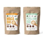 Duo de Farines de Psyllium et de Maca bio - 2 x 250 g