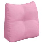 vidaXL Coussin de Dos Rose 45 x 24 x 50 cm tissu