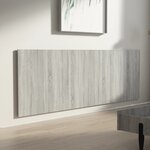 vidaXL Tête de lit murale Sonoma gris 240x1 5x80 cm Bois d'ingénierie