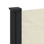 vidaXL Auvent latéral rétractable crème 100x500 cm