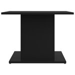 vidaXL Table basse noir 55 5x55 5x40 cm bois d'ingénierie