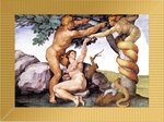 Monnaie FALL OF MAN Cappella Sistina 1/200 Oz Or 2$ Tokelau 2022
